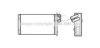 AVA QUALITY COOLING PE6118 Heat Exchanger, interior heating